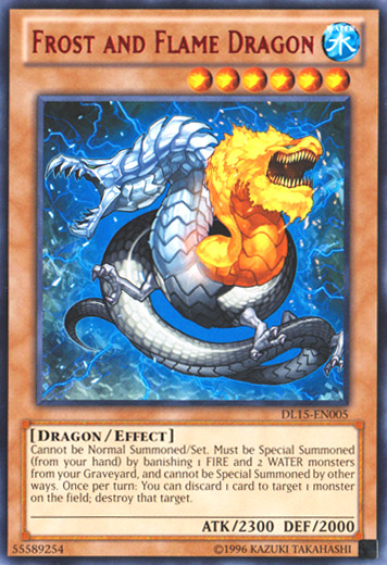 Frost and Flame Dragon (Red) [DL15-EN005] Rare | Jomio and Rueliete's Cards and Comics