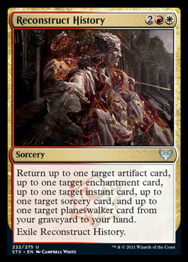 Reconstruct History [Strixhaven: School of Mages] | Jomio and Rueliete's Cards and Comics