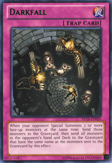 Darkfall (Green) [DL16-EN020] Rare | Jomio and Rueliete's Cards and Comics