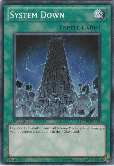 System Down [RYMP-EN079] Common | Jomio and Rueliete's Cards and Comics
