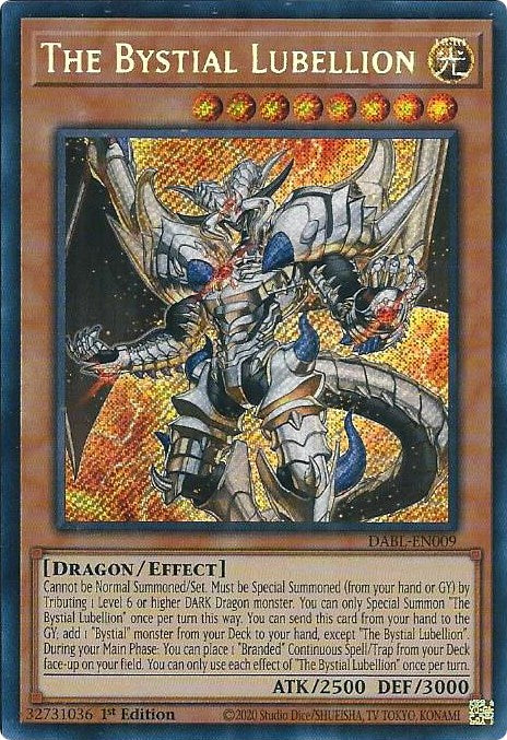 The Bystial Lubellion [DABL-EN009] Secret Rare | Jomio and Rueliete's Cards and Comics