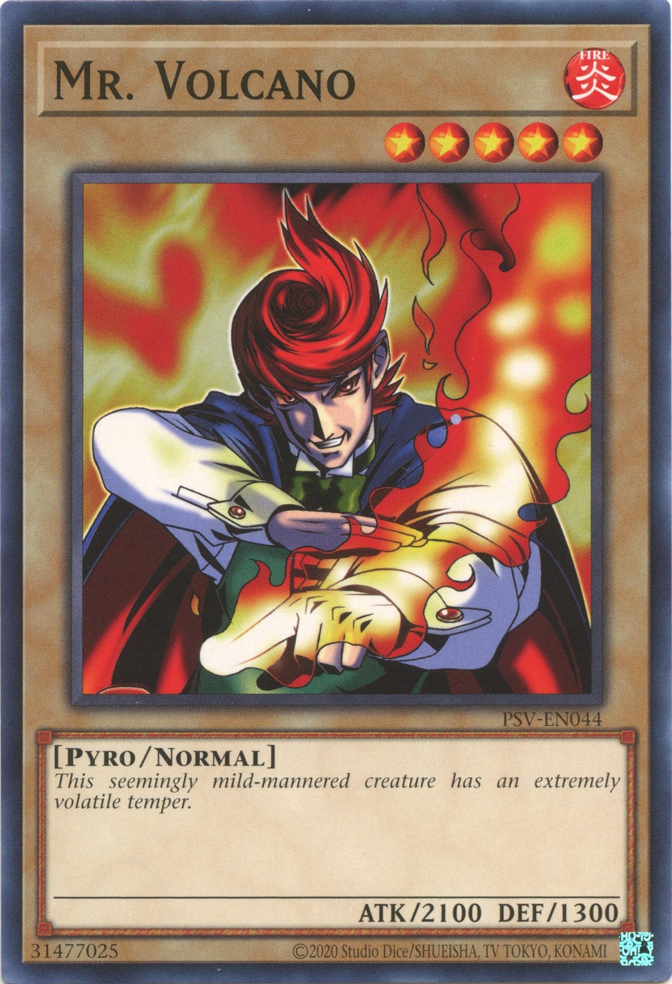 Mr. Volcano (25th Anniversary) [PSV-EN044] Common | Jomio and Rueliete's Cards and Comics