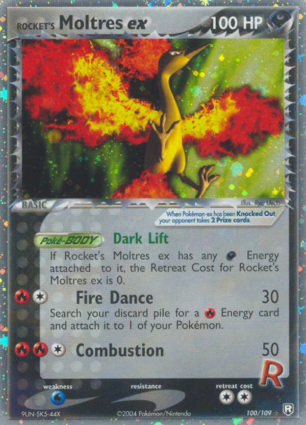 Rocket's Moltres ex (100/109) [EX: Team Rocket Returns] | Jomio and Rueliete's Cards and Comics