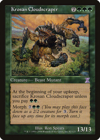 Krosan Cloudscraper [Time Spiral Timeshifted] | Jomio and Rueliete's Cards and Comics