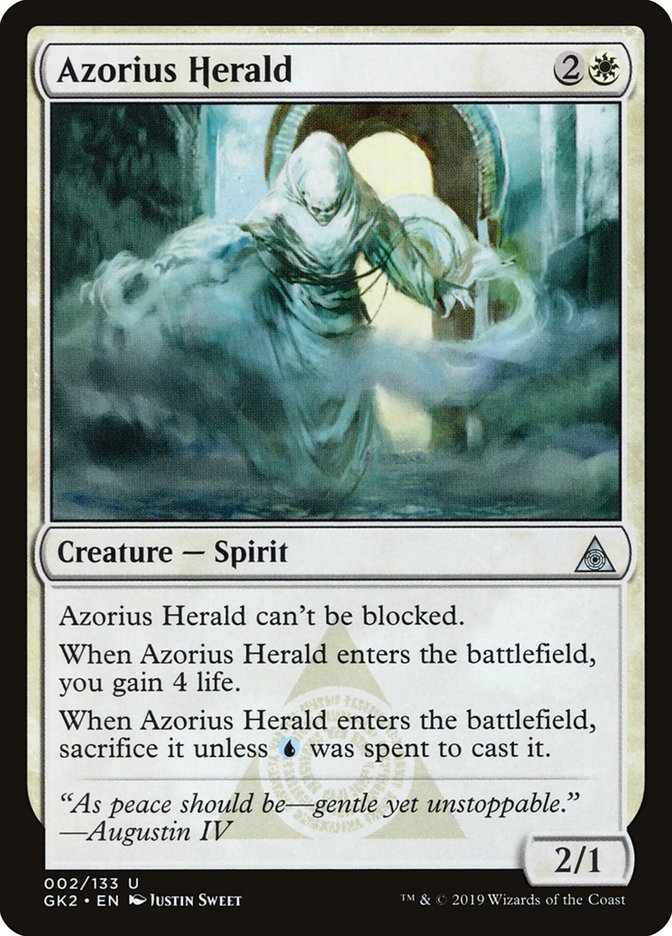 Azorius Herald [Ravnica Allegiance Guild Kit] | Jomio and Rueliete's Cards and Comics