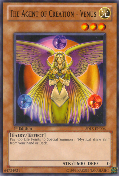 The Agent of Creation - Venus [SDLS-EN006] Common | Jomio and Rueliete's Cards and Comics