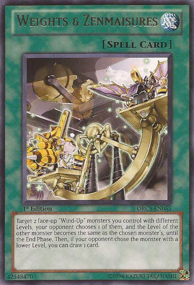 Weights & Zenmaisures [ORCS-EN055] Rare | Jomio and Rueliete's Cards and Comics