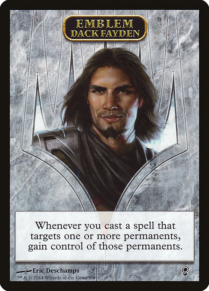 Dack Fayden Emblem [Conspiracy Tokens] | Jomio and Rueliete's Cards and Comics