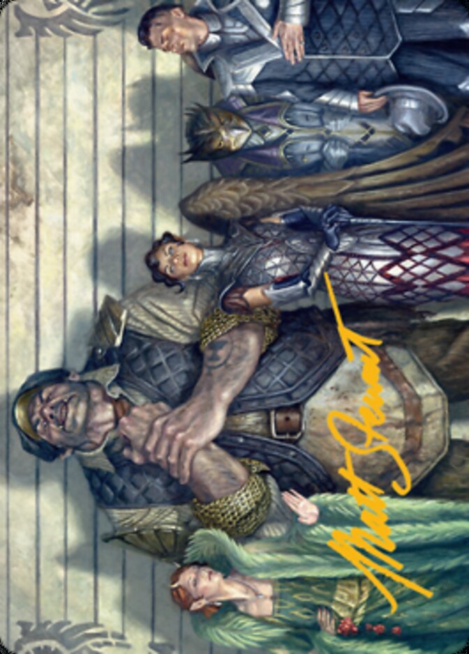 Rogues' Gallery Art Card (Gold-Stamped Signature) [Streets of New Capenna Art Series] | Jomio and Rueliete's Cards and Comics