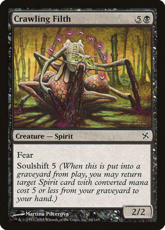 Crawling Filth [Betrayers of Kamigawa] | Jomio and Rueliete's Cards and Comics