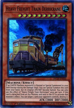 Heavy Freight Train Derricrane [INCH-EN046] Super Rare | Jomio and Rueliete's Cards and Comics