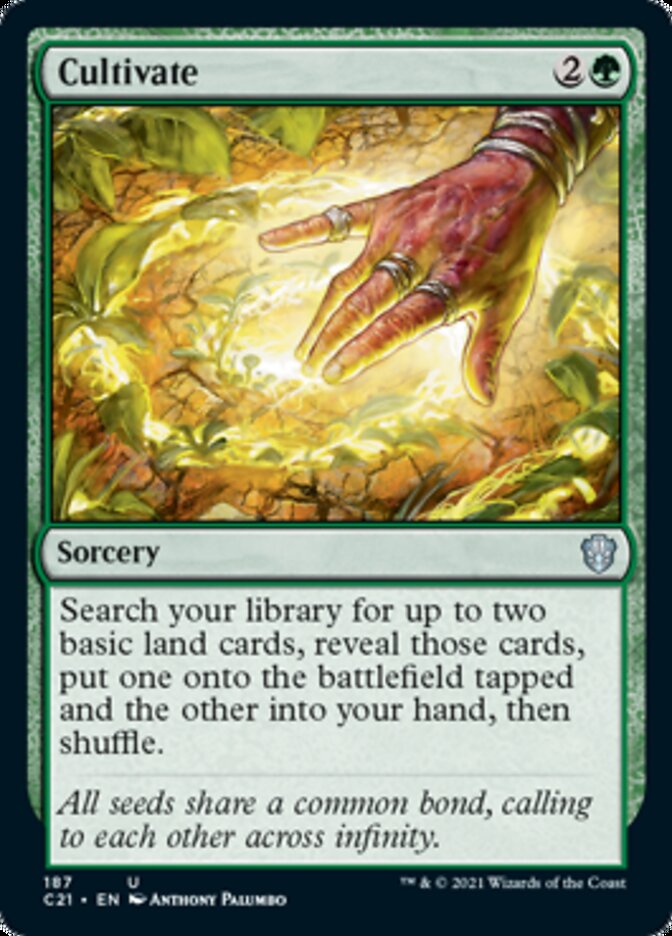 Cultivate [Commander 2021] | Jomio and Rueliete's Cards and Comics
