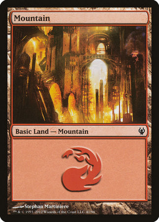 Mountain (41) [Duel Decks: Izzet vs. Golgari] | Jomio and Rueliete's Cards and Comics