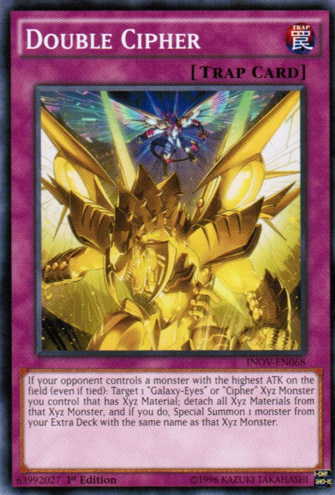 Double Cipher [INOV-EN068] Common | Jomio and Rueliete's Cards and Comics