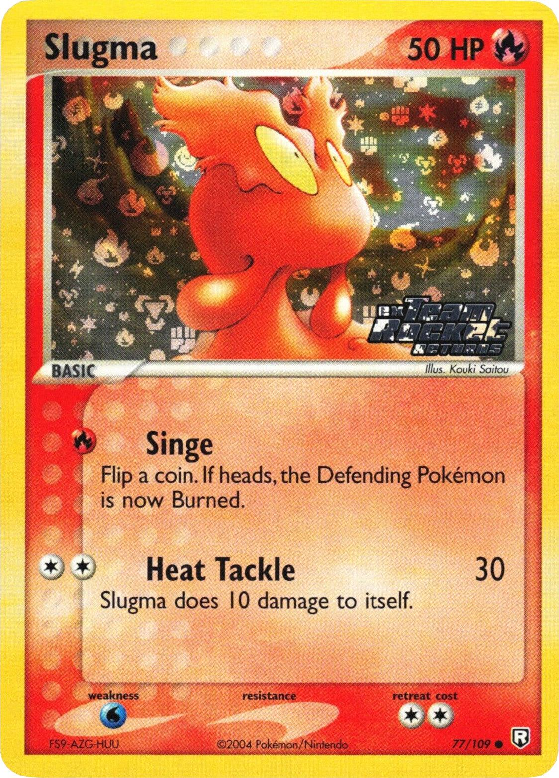 Slugma (77/109) (Stamped) [EX: Team Rocket Returns] | Jomio and Rueliete's Cards and Comics