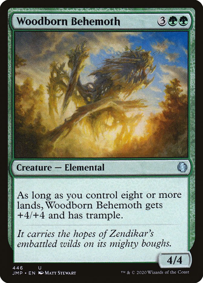 Woodborn Behemoth [Jumpstart] | Jomio and Rueliete's Cards and Comics