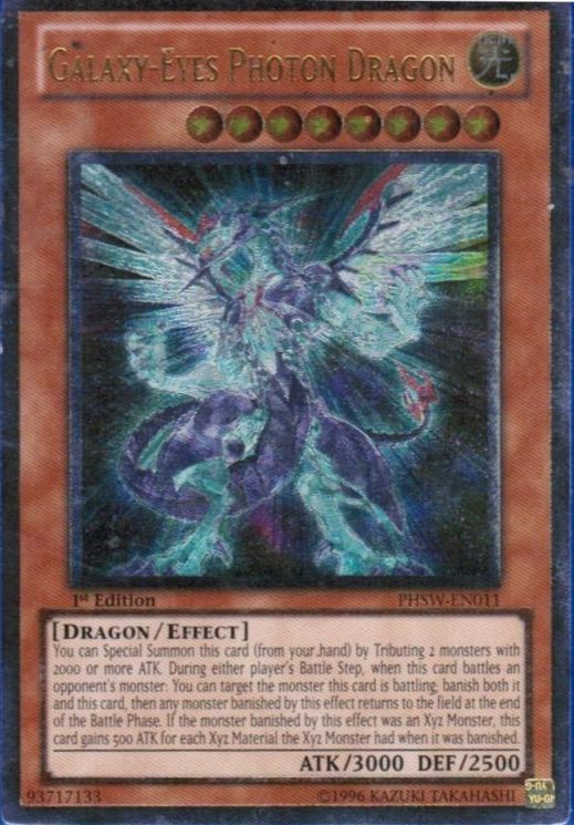 Galaxy-Eyes Photon Dragon (UTR) [PHSW-EN011] Ultimate Rare | Jomio and Rueliete's Cards and Comics