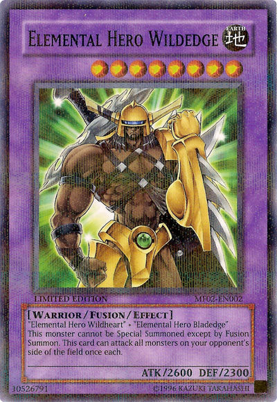 Elemental HERO Wildedge [MF02-EN002] Rare | Jomio and Rueliete's Cards and Comics