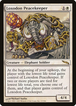 Loxodon Peacekeeper [Mirrodin] | Jomio and Rueliete's Cards and Comics