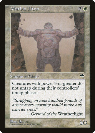 Marble Titan [Tempest] | Jomio and Rueliete's Cards and Comics