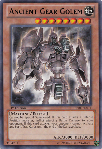 Ancient Gear Golem [BP01-EN011] Rare | Jomio and Rueliete's Cards and Comics
