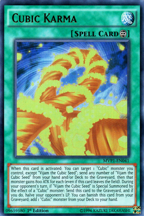 Cubic Karma [MVP1-EN041] Ultra Rare | Jomio and Rueliete's Cards and Comics