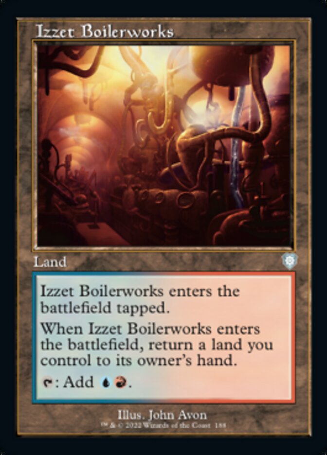 Izzet Boilerworks (Retro) [The Brothers' War Commander] | Jomio and Rueliete's Cards and Comics