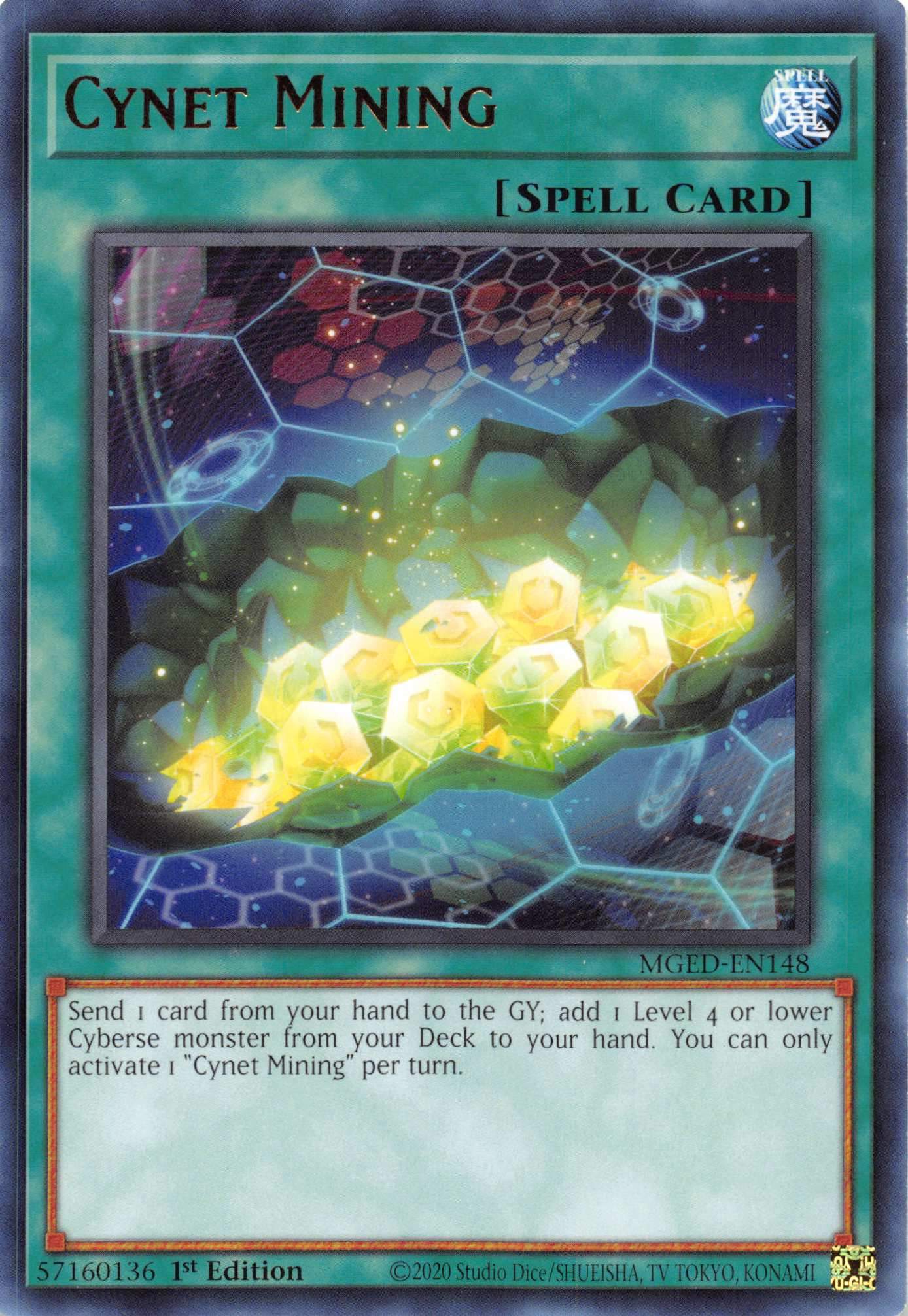 Cynet Mining [MGED-EN148] Rare | Jomio and Rueliete's Cards and Comics