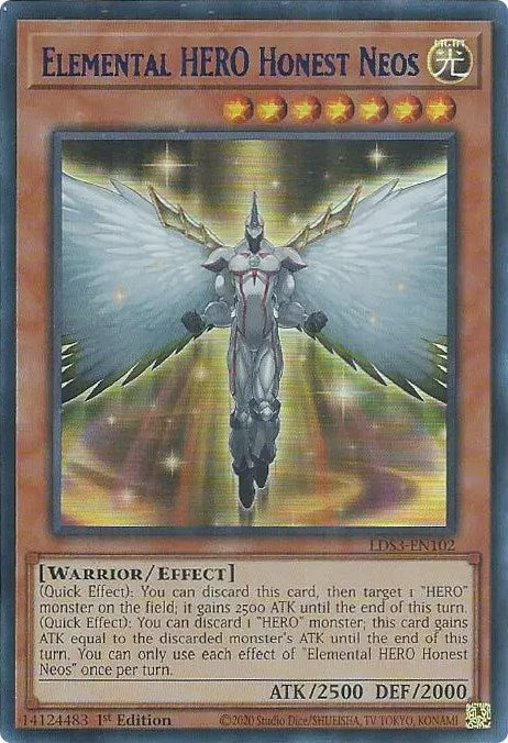 Elemental HERO Honest Neos (Blue) [LDS3-EN102] Ultra Rare | Jomio and Rueliete's Cards and Comics