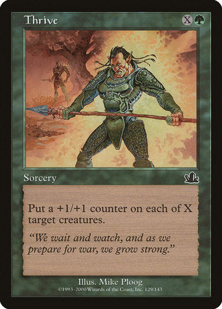 Thrive [Prophecy] | Jomio and Rueliete's Cards and Comics