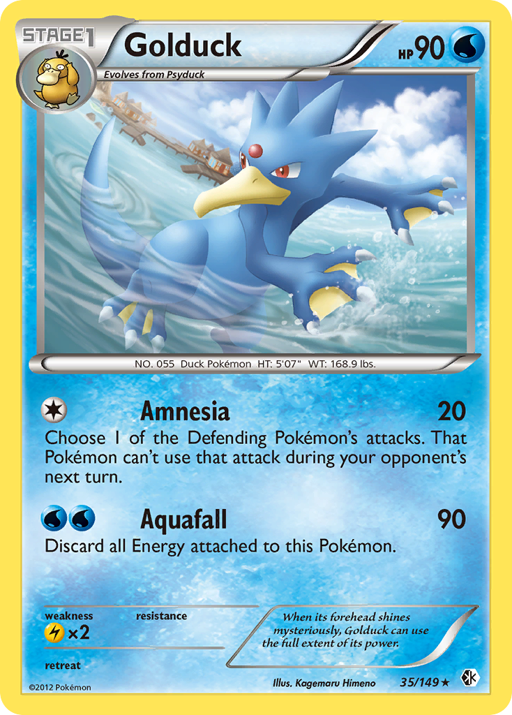 Golduck (35/149) [Black & White: Boundaries Crossed] | Jomio and Rueliete's Cards and Comics