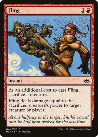 Fling [Planechase Anthology] | Jomio and Rueliete's Cards and Comics