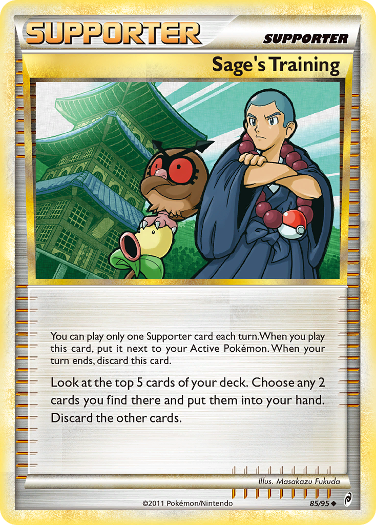 Sage's Training (85/95) [HeartGold & SoulSilver: Call of Legends] | Jomio and Rueliete's Cards and Comics