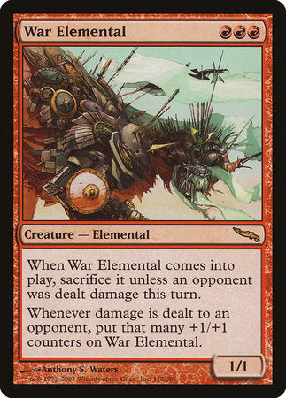 War Elemental [Mirrodin] | Jomio and Rueliete's Cards and Comics