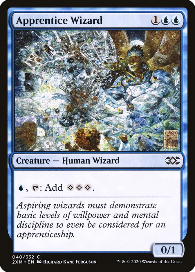 Apprentice Wizard [Double Masters] | Jomio and Rueliete's Cards and Comics