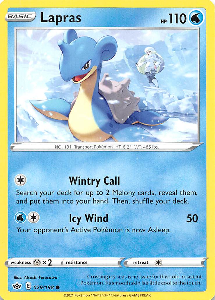 Lapras (029/198) [Sword & Shield: Chilling Reign] | Jomio and Rueliete's Cards and Comics