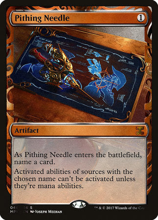 Pithing Needle [Kaladesh Inventions] | Jomio and Rueliete's Cards and Comics