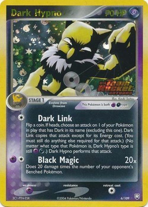 Dark Hypno (6/109) (Stamped) [EX: Team Rocket Returns] | Jomio and Rueliete's Cards and Comics