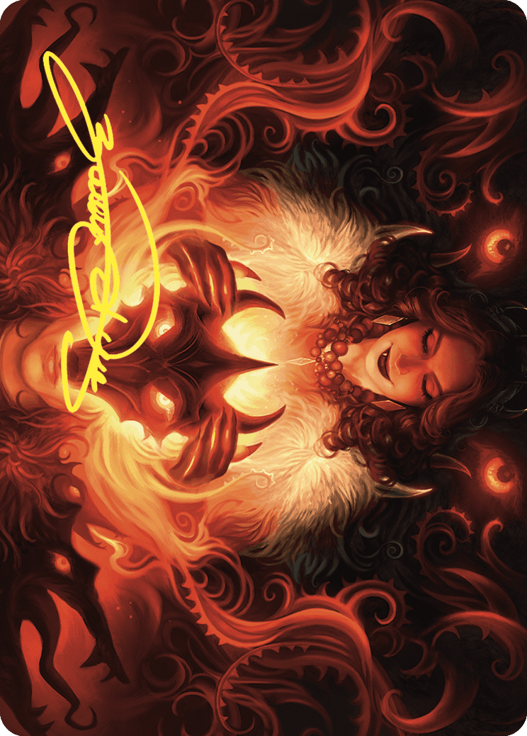 Witch's Mark Art Card (Gold-Stamped Signature) [Wilds of Eldraine Art Series] | Jomio and Rueliete's Cards and Comics