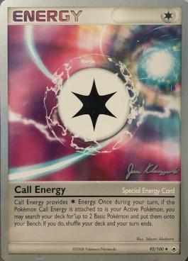 Call Energy (92/100) (Psychic Lock - Jason Klaczynski) [World Championships 2008] | Jomio and Rueliete's Cards and Comics