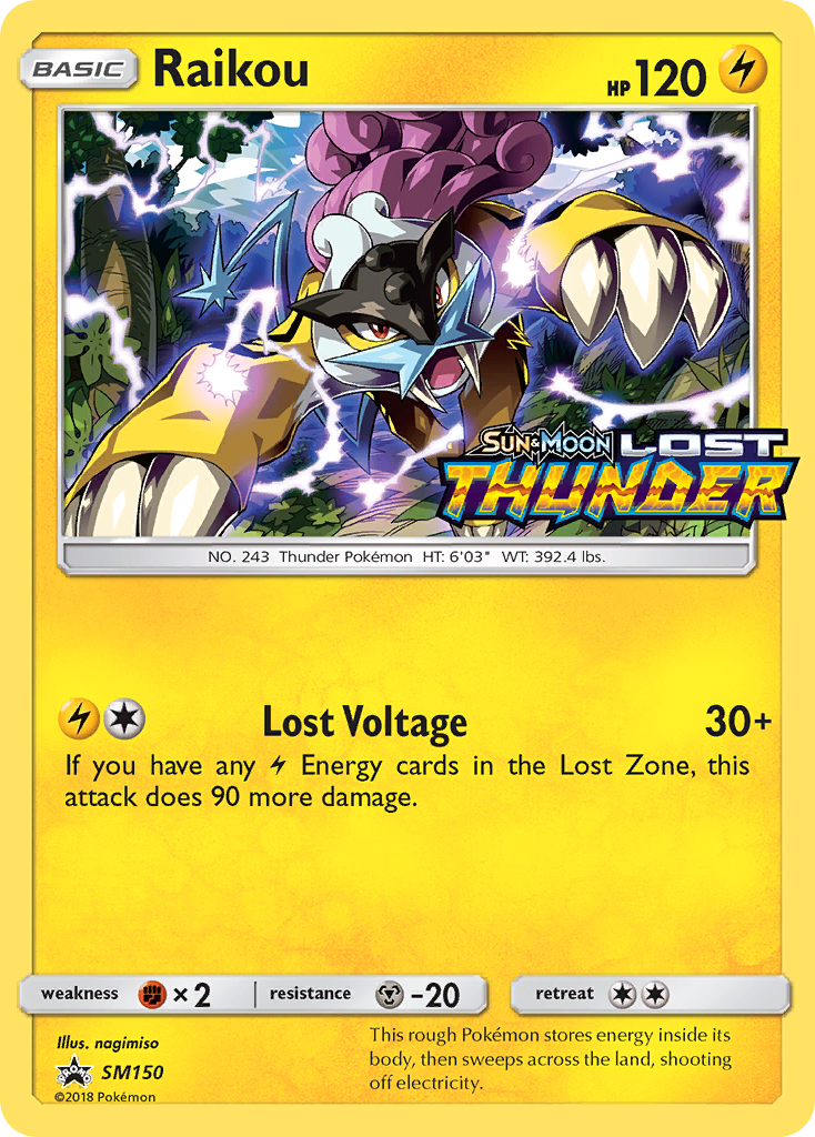 Raikou (SM150) [Sun & Moon: Black Star Promos] | Jomio and Rueliete's Cards and Comics