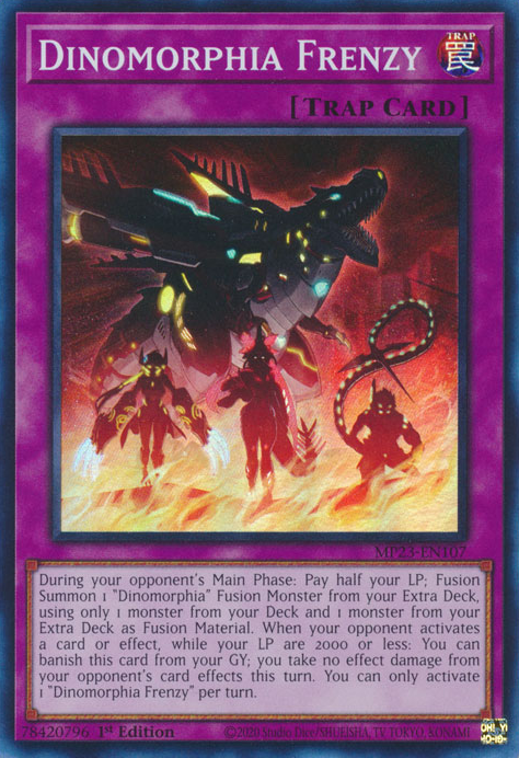 Dinomorphia Frenzy [MP23-EN107] Super Rare | Jomio and Rueliete's Cards and Comics