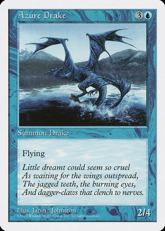 Azure Drake [Fifth Edition] | Jomio and Rueliete's Cards and Comics