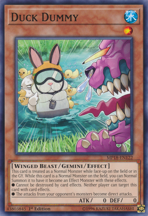 Duck Dummy [MP18-EN122] Common | Jomio and Rueliete's Cards and Comics