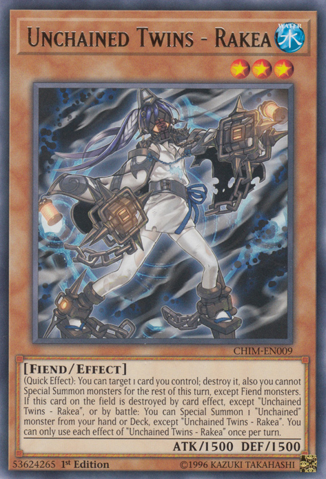 Unchained Twins - Rakea [CHIM-EN009] Rare | Jomio and Rueliete's Cards and Comics