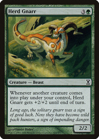 Herd Gnarr [Time Spiral] | Jomio and Rueliete's Cards and Comics