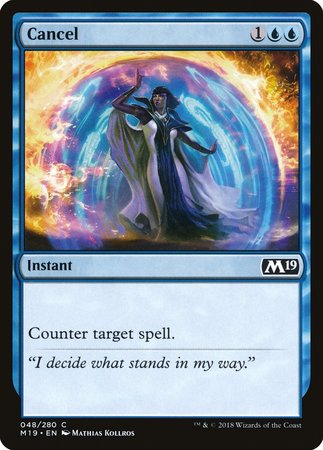 Cancel [Core Set 2019] | Jomio and Rueliete's Cards and Comics