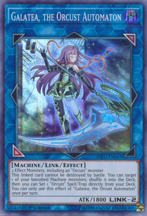Galatea, the Orcust Automaton [SOFU-EN043] Super Rare | Jomio and Rueliete's Cards and Comics