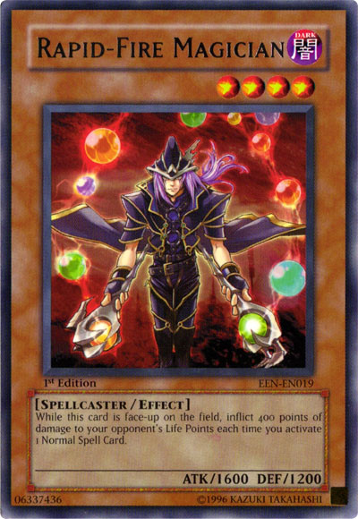 Rapid-Fire Magician [EEN-EN019] Rare | Jomio and Rueliete's Cards and Comics