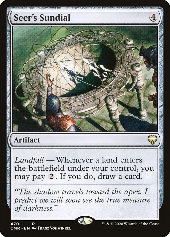 Seer's Sundial [Commander Legends] | Jomio and Rueliete's Cards and Comics